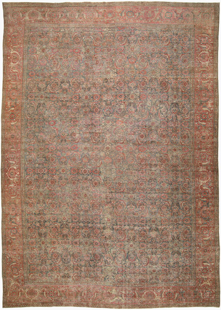 Antique One of a Kind Handmade Rug, by Surya, 15'3" length x 10'7" width