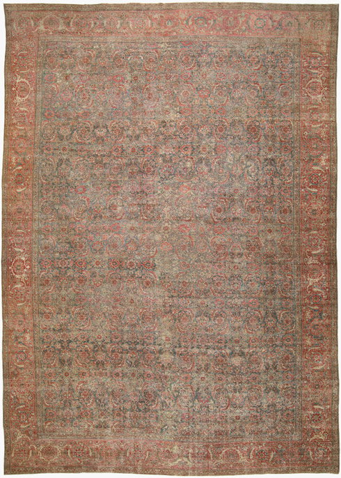 Antique One of a Kind Handmade Rug