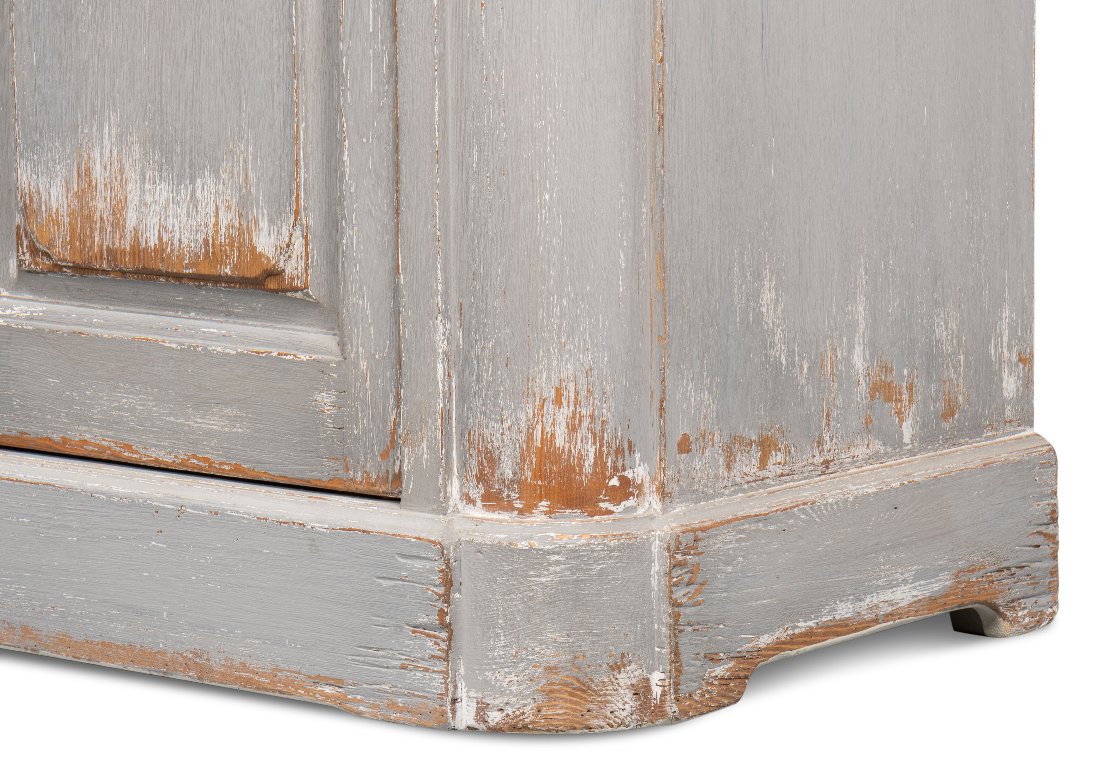 Karlsson Antique Swedish Grey Sideboard large image 