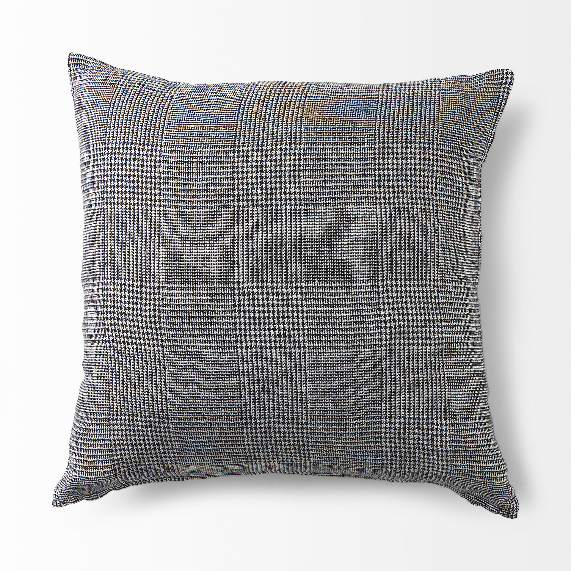 Ramone 20 x 20 Black and White Fabric Decorative Pillow Cover large image 