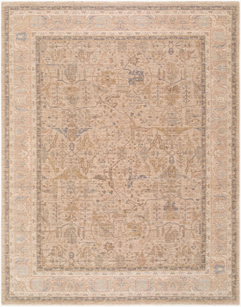 Ladik Machine Woven Rug, by Surya, 7'2.61" length x 2'7.5" width