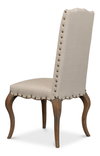 Thorne Side Chair  Beige, by Sarreid, 1'10" length x 1'8" width x 3'7" height thumbnail 11