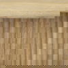 Terra 48L x 28W x 15H Light Brown Wood Oval Fluted Coffee Table thumbnail 6