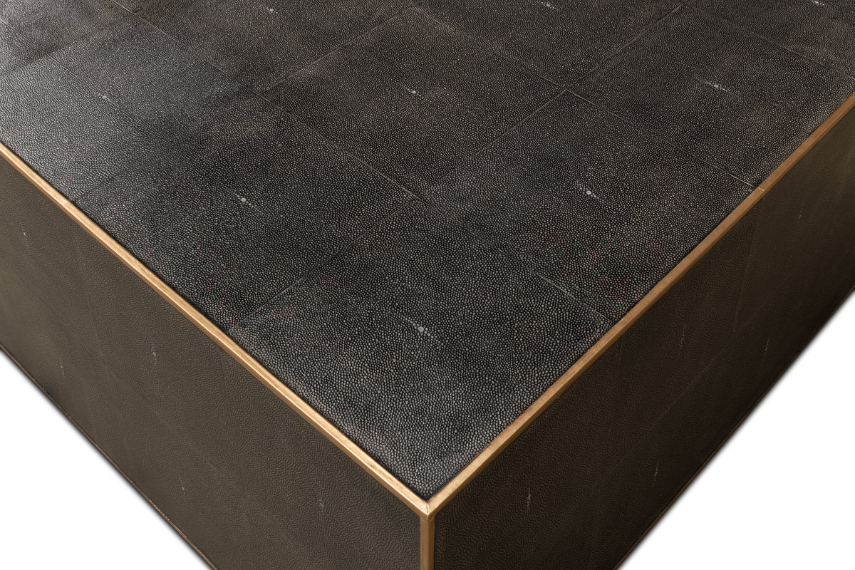 Midnight Coffee Table, by Sarreid, 3' length x 3' width x 1'6" height View 6
