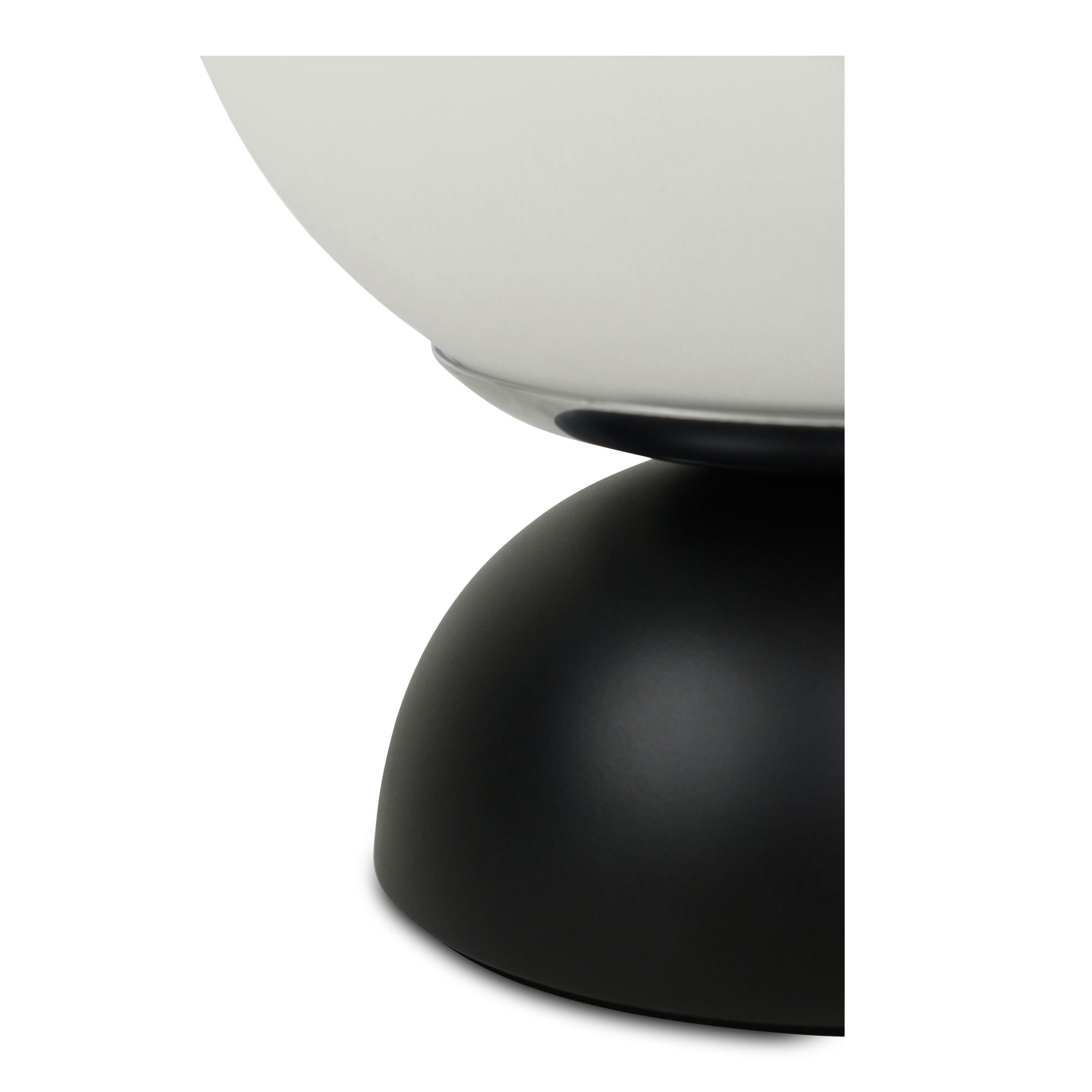 Ovi Table Lamp Black, by Moe's Home, 5.9" width x 7.9" height x 5.9" depth View 3