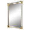 Malik White & Gold Mirror thumbnail 4