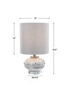 Lenta Off-White Accent Lamp, by Uttermost, 1' width x 1'8.5" height x 1' depth thumbnail 3