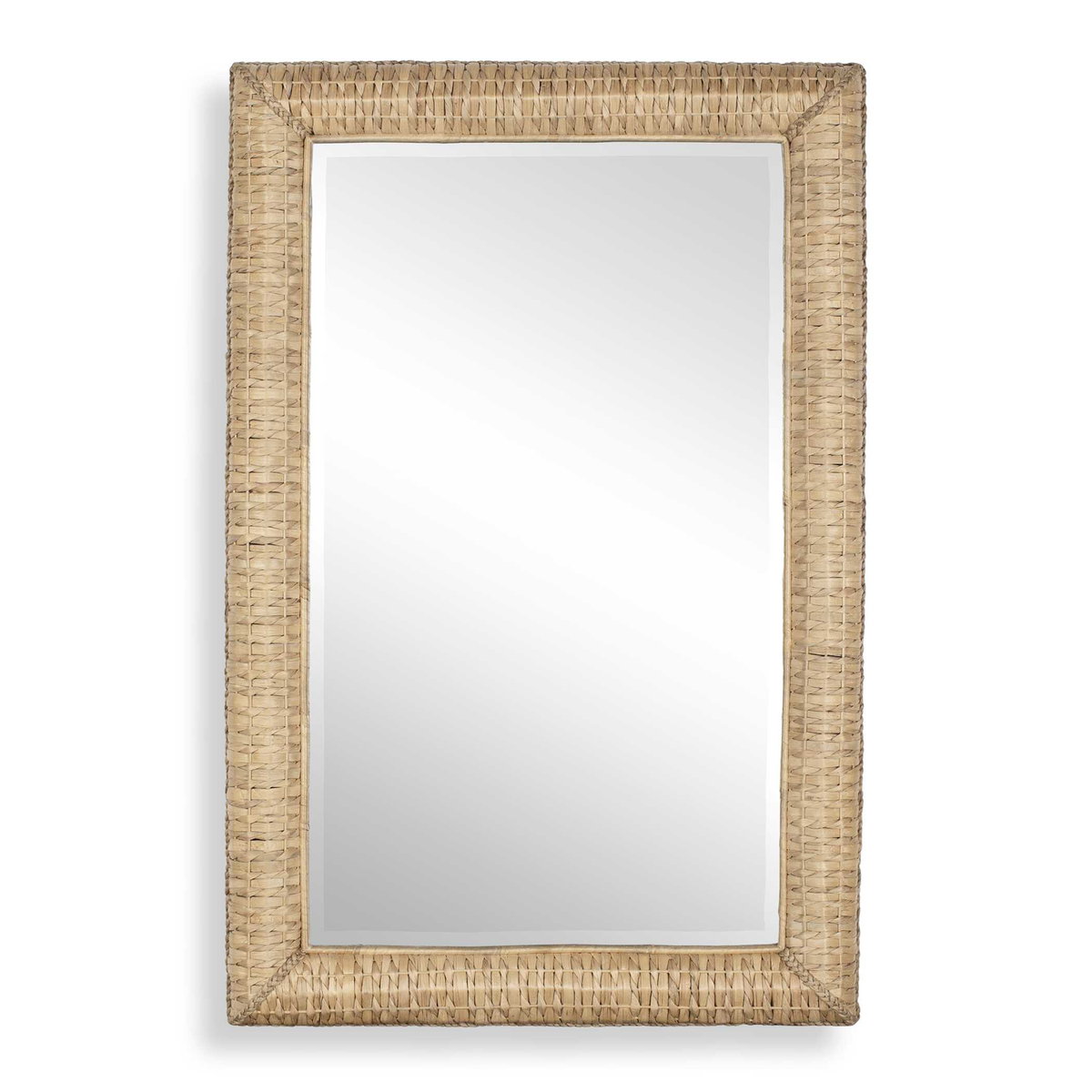 Twisted Seagrass Large Mirror, by Uttermost, 38" width x 58" height x 2.5" depth View 1
