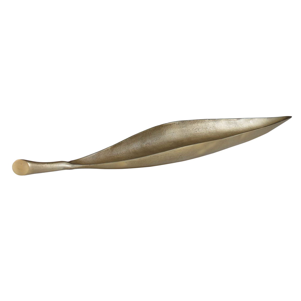 Botanica Aged Brass Bowl, Decorative by Uttermost, 43" width x 4" height x 9.5" depth View 3