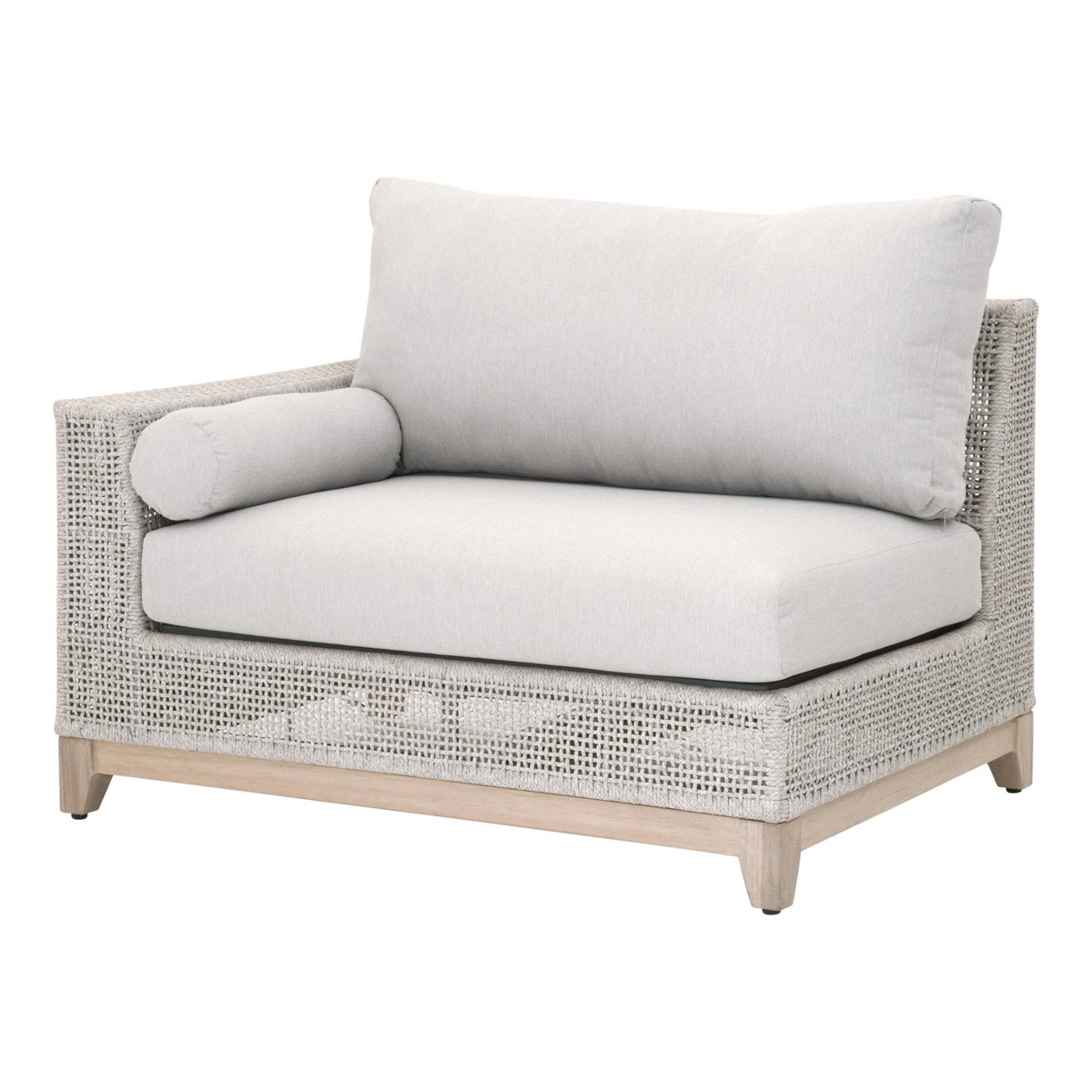 Tropez Outdoor Modular Left Facing 1-Arm Sofa, Seating by Essentials for Living, 45" width x 33" height x 34" depth View 2