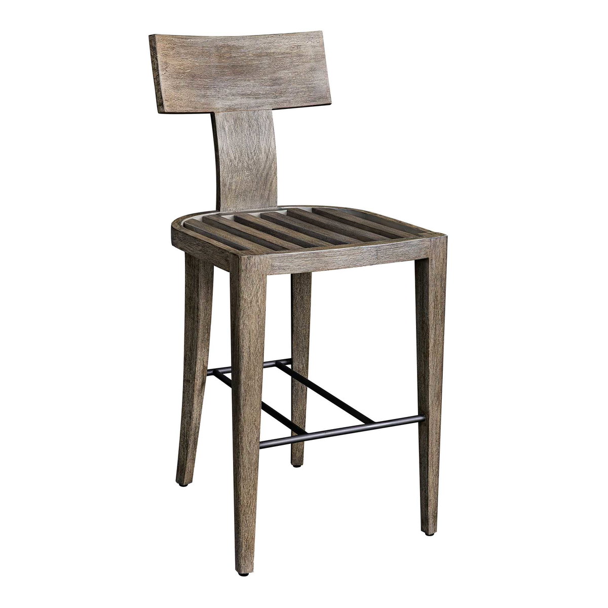 Cellini Outdoor Bar Stool, Outdoor Stool by Uttermost, 1'8" width x 3'7.5" height x 1'11.25" depth View 8