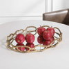 Cable Chain Mirrored Tray, Decorative Tray by Uttermost, 18.62" width x 2.37" height x 12.87" depth thumbnail 7