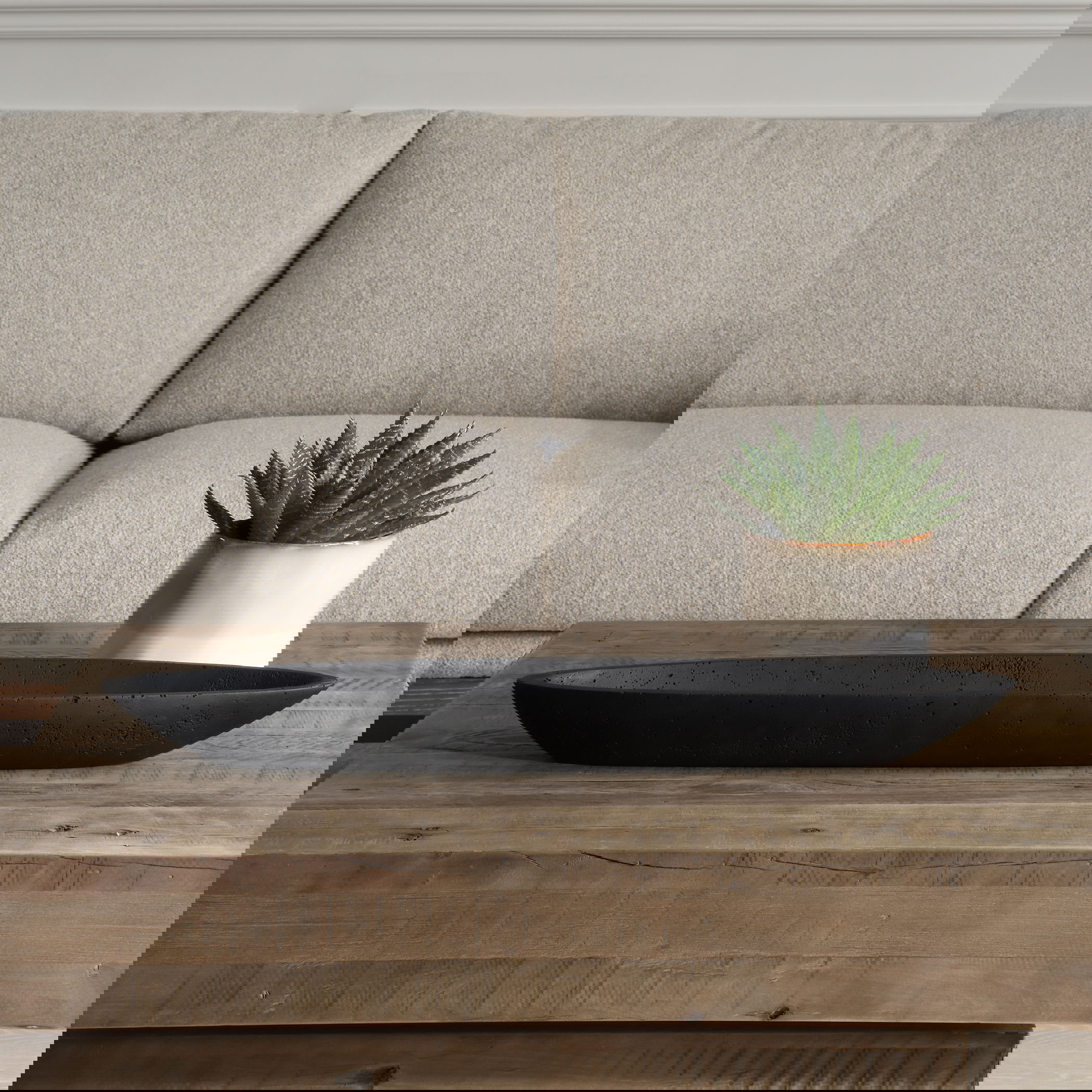 Vessel Cast Black Canoe Bowl, Decorative by Uttermost, 29" width x 2.75" height x 6.5" depth View 2