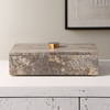 Griseus Travertine Stone Box, Boxe by Uttermost, 9.5" width x 2.75" height x 6" depth thumbnail 2