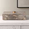 Griseus Travertine Stone Box, Boxe by Uttermost, 9.5" width x 2.75" height x 6" depth thumbnail 2