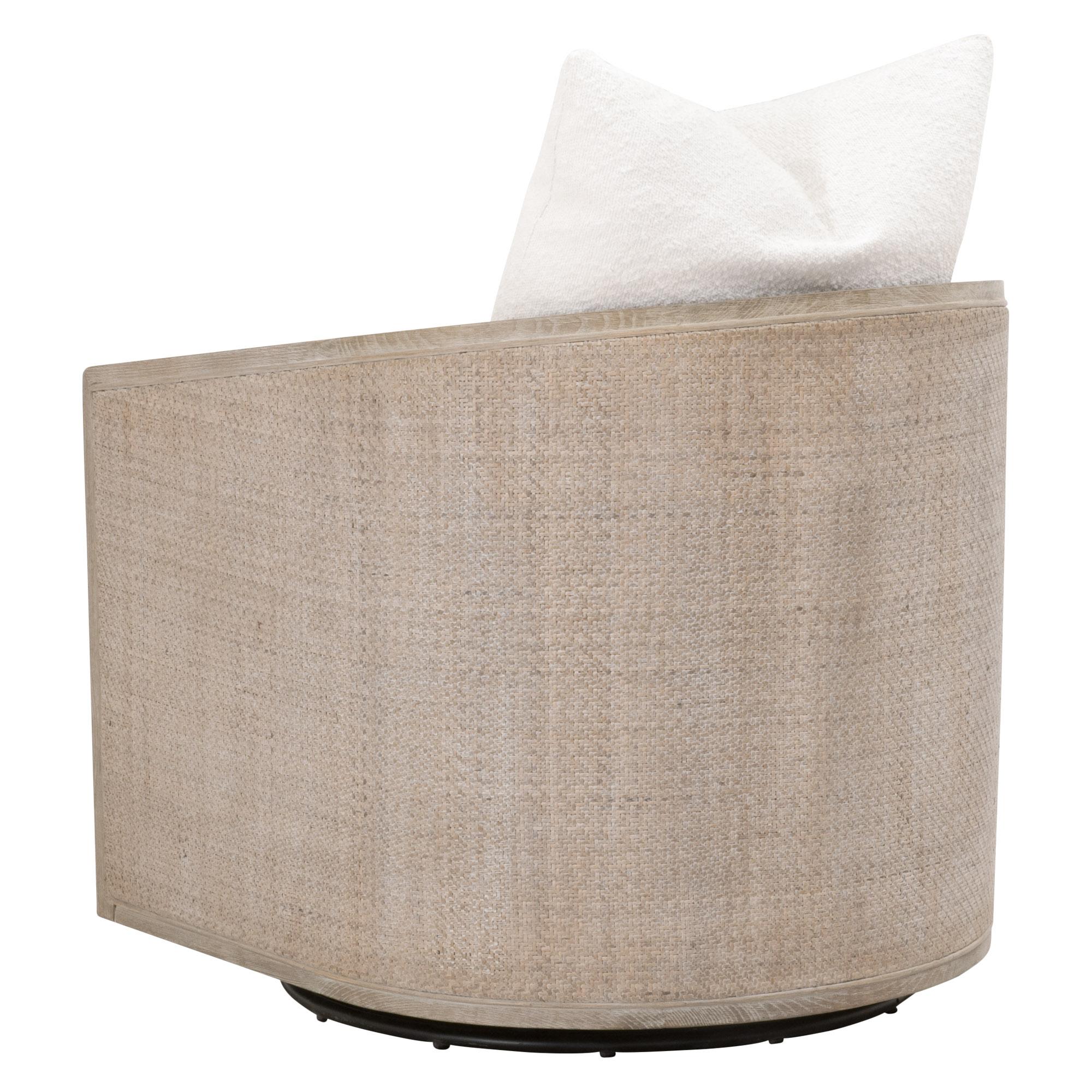 McGuire Swivel Club Chair large image 