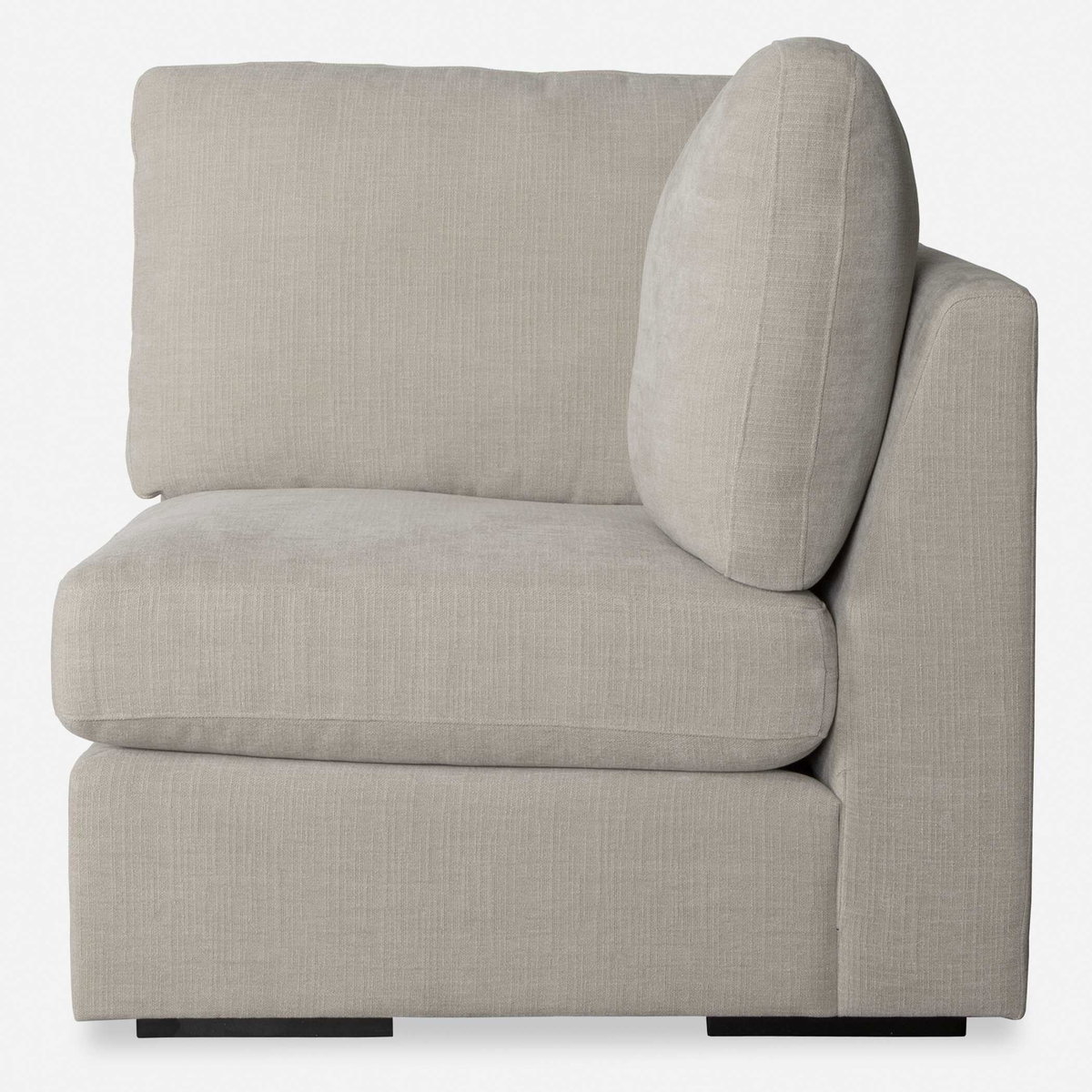 Refuge Sand Corner Sofa, Sofas & Sectional by Uttermost, 37.5" width x 30" height x 37.5" depth View 4