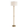 Wessex White Floor Lamp, by Uttermost, 17" width x 65.75" height x 17" depth thumbnail 1