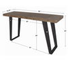 Freddy Weathered Console Table, Furniture by Uttermost, 55" width x 30" height x 15.75" depth thumbnail 3