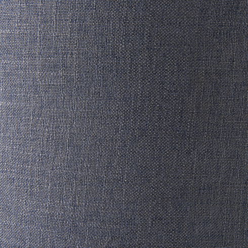 Quinn 19.0L x 19.0W x 24.6H Beige Base with Navy Fabric Shade Table Lamp