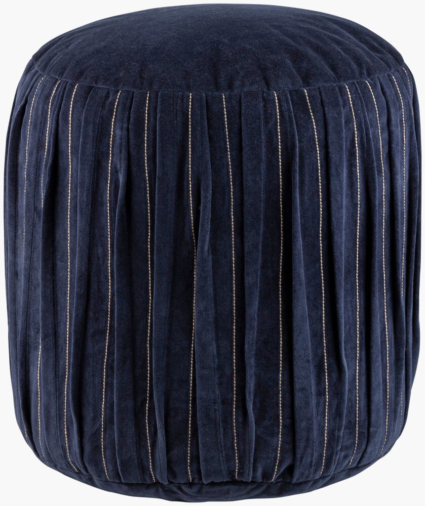 Vela Pouf, Ottoman by Surya, 18" width x 18" height
