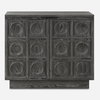Shelby 2 Door Ebony Stained Cabinet, Cabinets & Chest by Uttermost, 39.4" width x 34" height x 16" depth thumbnail 1