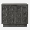 Shelby 2 Door Ebony Stained Cabinet, Furniture by Uttermost, 39.4" width x 34" height x 16" depth thumbnail 1
