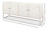 Aztec Sideboard On Stand, Whitewash, Cabinets & Sideboard by Sarreid, 80" length x 21" width x 35" height thumbnail 18