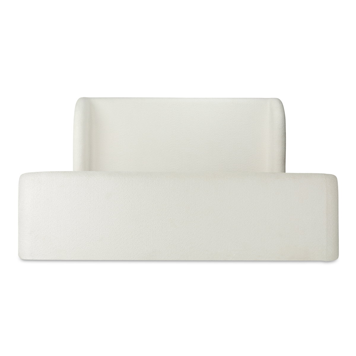 Sophia Queen Storage Bed Cream, by Moe's Home, 6'4" width x 4'7" height x 7'7" depth View 6