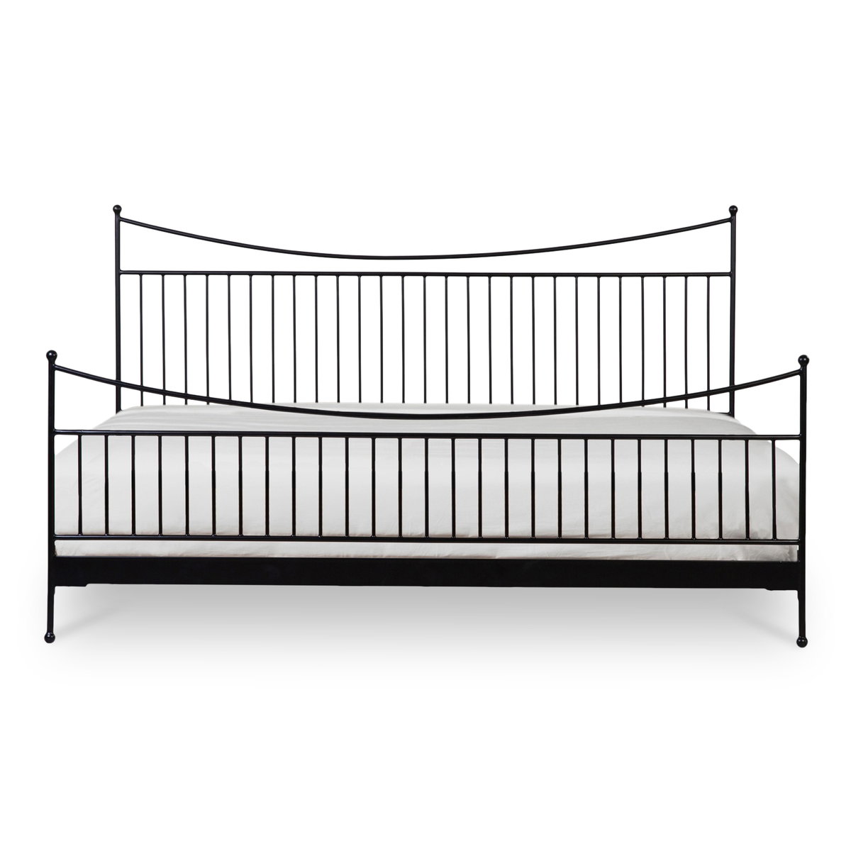 Monet King Bed Black, by Moe's Home, 78.5" width x 42" height x 83.35" depth View 1