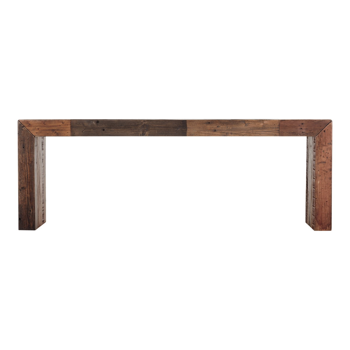 Vintage Small Bench Light Brown, Benche by Moe's Home, 51" width x 18" height x 15" depth View 1