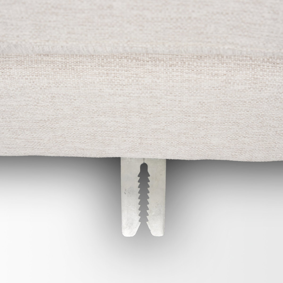 Halston Large Ottoman Oatmeal Performance Fabric, Sectional Sofa by Mercana, 38.5" length x 38.5" width x 19" height View 10