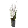 Eterna Orchid Centerpiece & Vase, Artificial Plants & Flower by Uttermost, 19.75" width x 48.5" height x 19.75" depth thumbnail 6