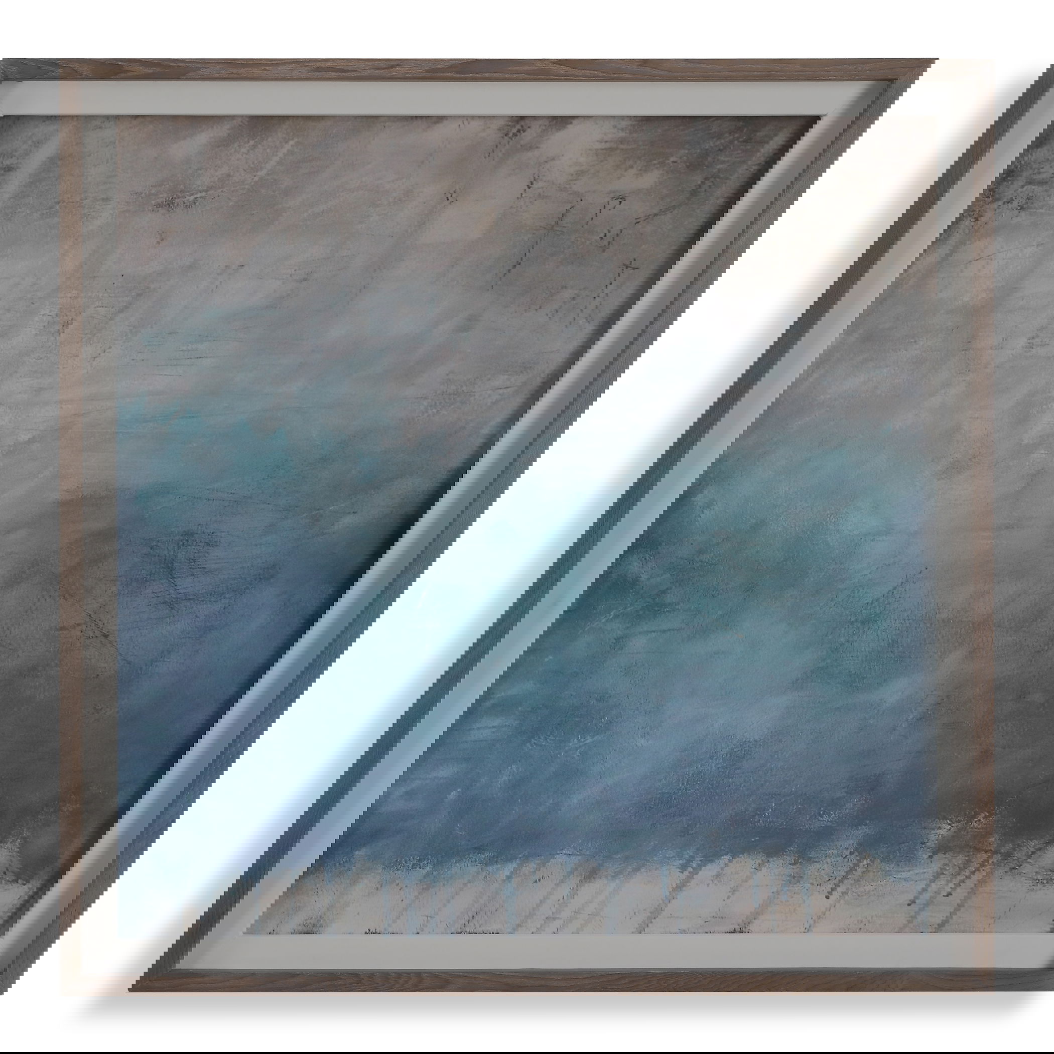 Serenity Paused Framed Abstract Print large image 