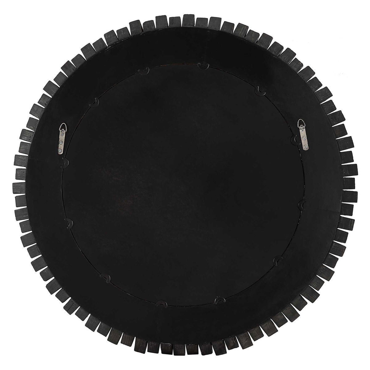 Circle Of Piers Round Mirror, by Uttermost, 42.12" width x 42.12" height x 3.75" depth View 7