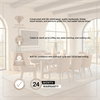 Viktor 94'L x 42'W Dining Table | Modern | Light Brown Wood | Seats 4, by Mercana, 94" length x 42" width x 30" height thumbnail 4