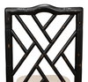 Brighton Bamboo Side Chair Black, by Sarreid, 1'10" length x 1'5" width x 3'3" height thumbnail 4