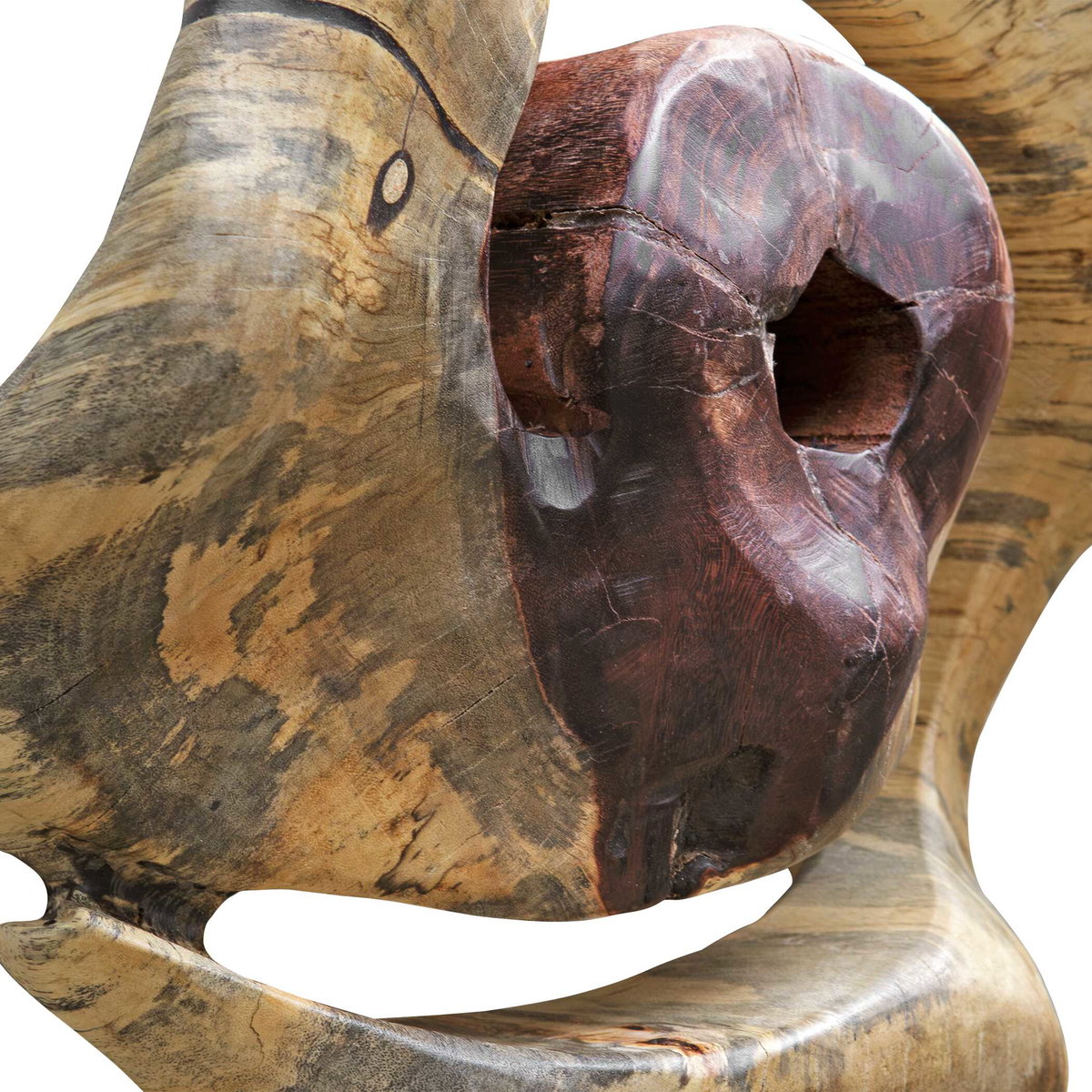 Corkscrew Wood Wall Decor Set/9, Sculptural Wall Art by Uttermost, 13.7" width x 13.7" height x 4.7" depth View 7