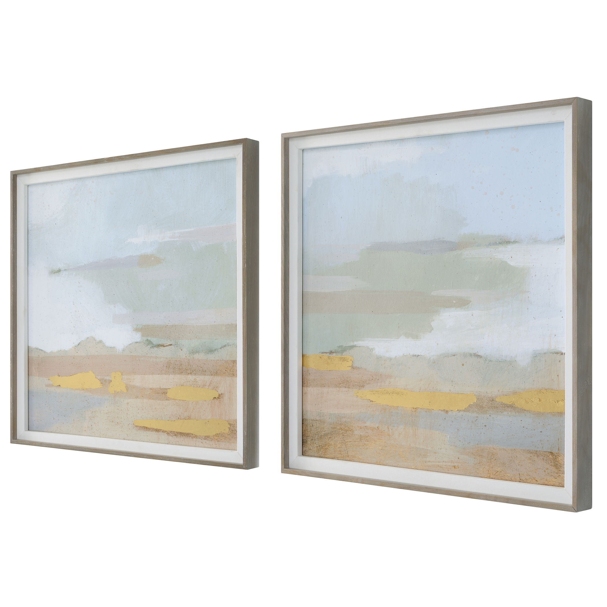 Abstract Coastline Framed Prints, S/2 large image 