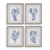 Shibori Coral Framed Prints, Set/4 thumbnail 0