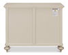 Sommeil 3 Drawer Commode, Stone Grey, Cabinets & Chest by Sarreid, 44" length x 18" width x 35" height thumbnail 3