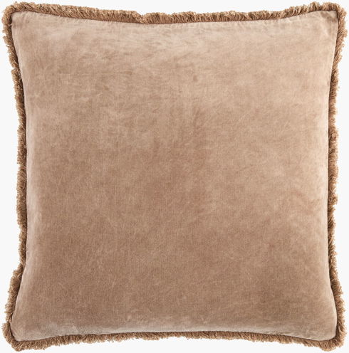 Washed Cotton Velvet Accent Pillow
