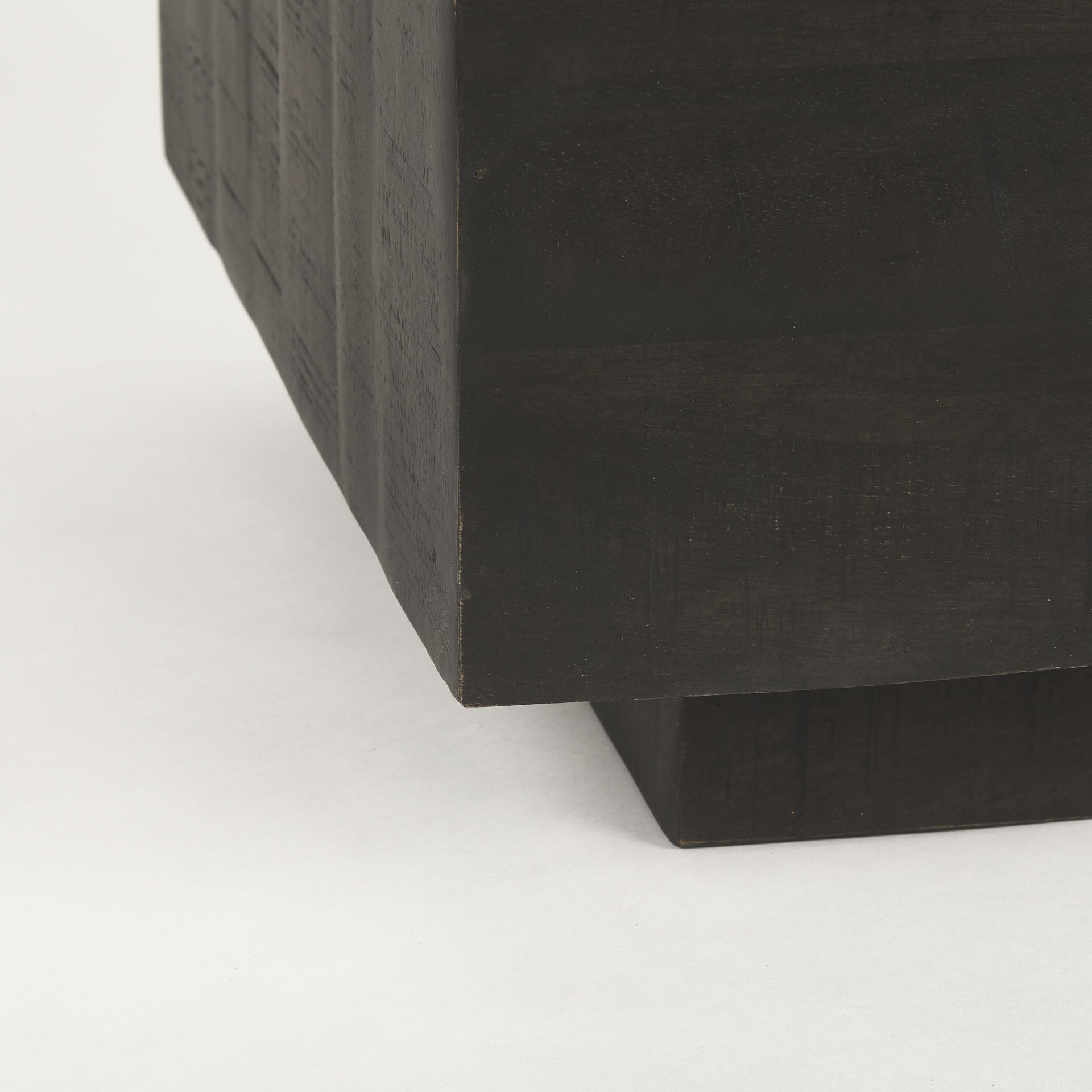 Hayden Dark Brown Wood Rectangular Coffee Table large image 