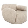 Hazel Lounge Chair Off White, Accent Chair by Moe's Home, 39.5" width x 28.75" height x 33.75" depth thumbnail 6