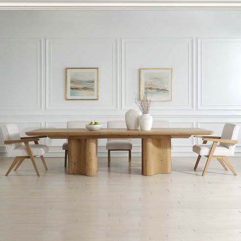 Cecelia Oak Dining Table