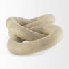 Alize Solid Wood Circular Chain Link Decorative Object, by Mercana, 14" length x 11" width x 8" height thumbnail 4