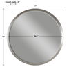 Serenza Round Silver Mirror thumbnail 2