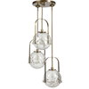 Mimas 3 Light Cluster Pendant, by Uttermost, 2' width x 4'0.25" height x 2' diameter x 2' depth thumbnail 3