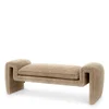 Tondo Upholstered Bench, Benche by Eichholtz USA, 56.69" width x 20.47" height x 17.32" depth thumbnail 6