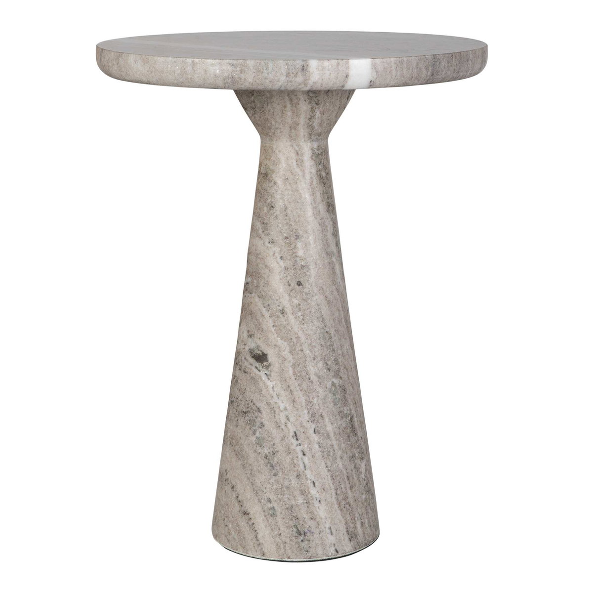 Stour Marble Accent Table, Side & End Table by Uttermost, 17" width x 22" height x 17" depth View 4